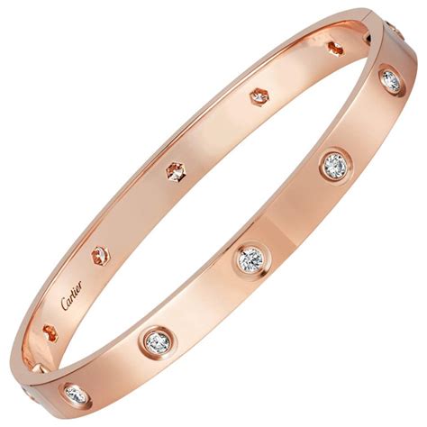 cartier screw bracelet rose gold.